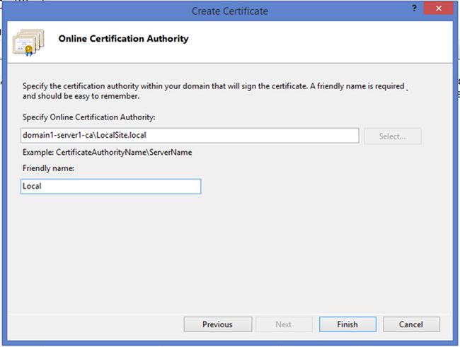 online certification authority